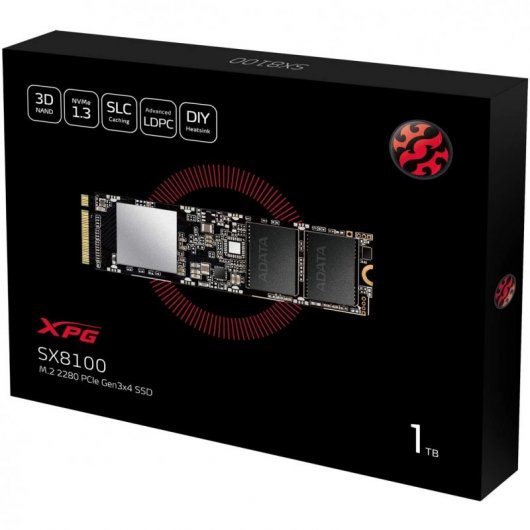 Almacenamiento Solido M.2 Nvme XPG SX8100 1TB M.2 2280PCLE XPG 1TB