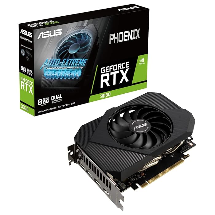 Placa De Video Nvidia ASUS GFORCE RTX 3050 PHOENIX 8GB DDR6