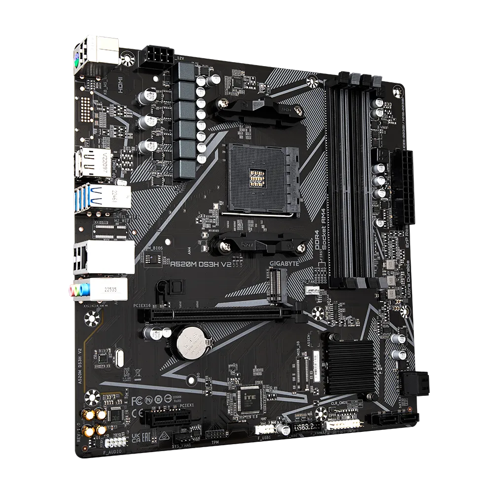 Motherboard Amd GIGABYTE A520M A520M DS3H V2