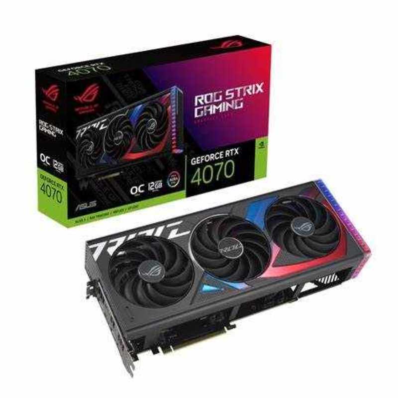 Placa De Video Nvidia ASUS RTX 4070 ROG STRIX GAMMING RTX 4070 12GB GDDR6X