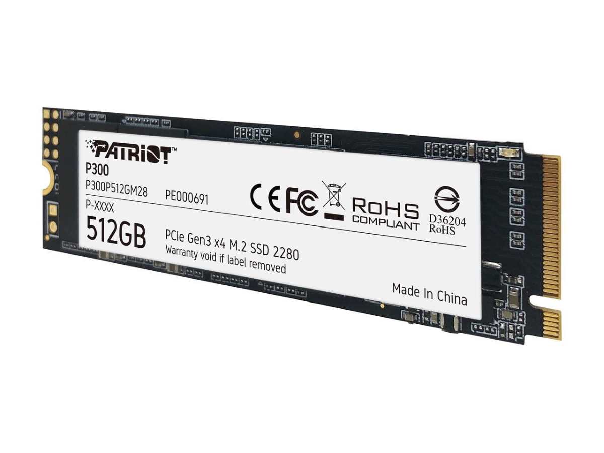 Almacenamiento Solido M.2 Nvme PATRIOT P300 M.2 Gene3 X4 512gb 512GB