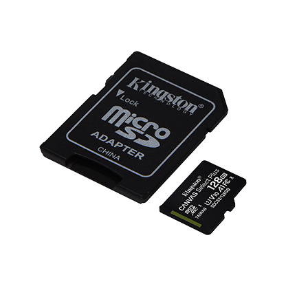 MicroSD 128GB Kingston 100mb/s A1 SDCS2/128GB