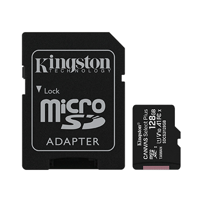 MicroSD 128GB Kingston 100mb/s A1 SDCS2/128GB