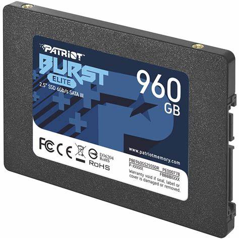 Almacenamiento Solido Ssd PATRIOT BuRST  ELITE 960BG SSD 960 GB PATRIOT