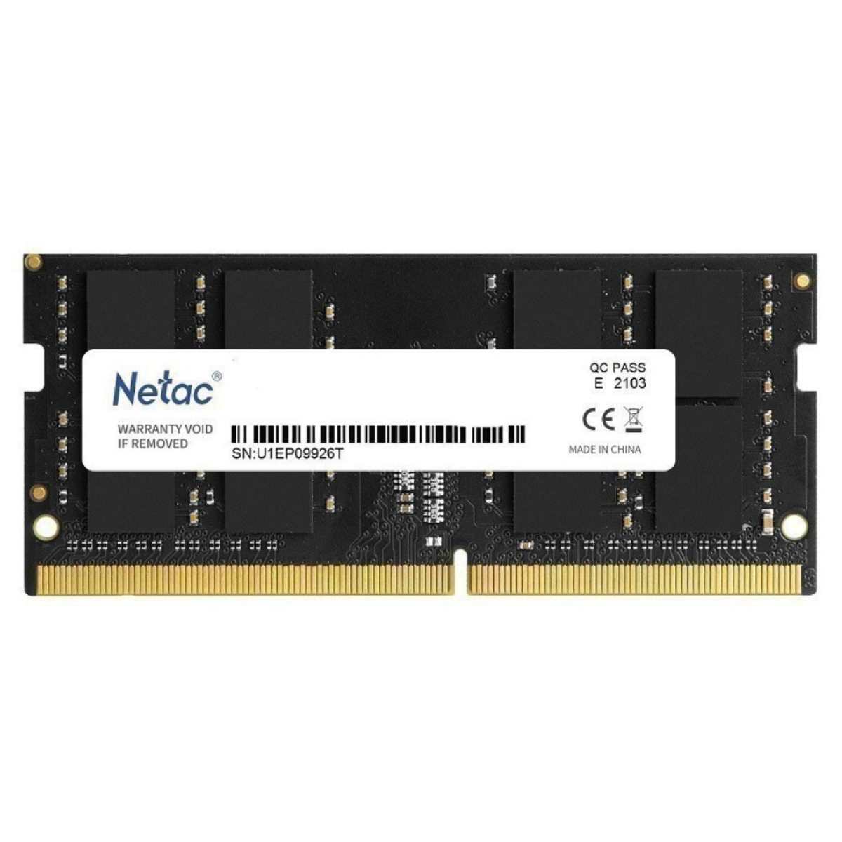 Memoria Ram DDR4 SODIMM 8GB NETAC BASIC DDR4 8GB 3200MHZ