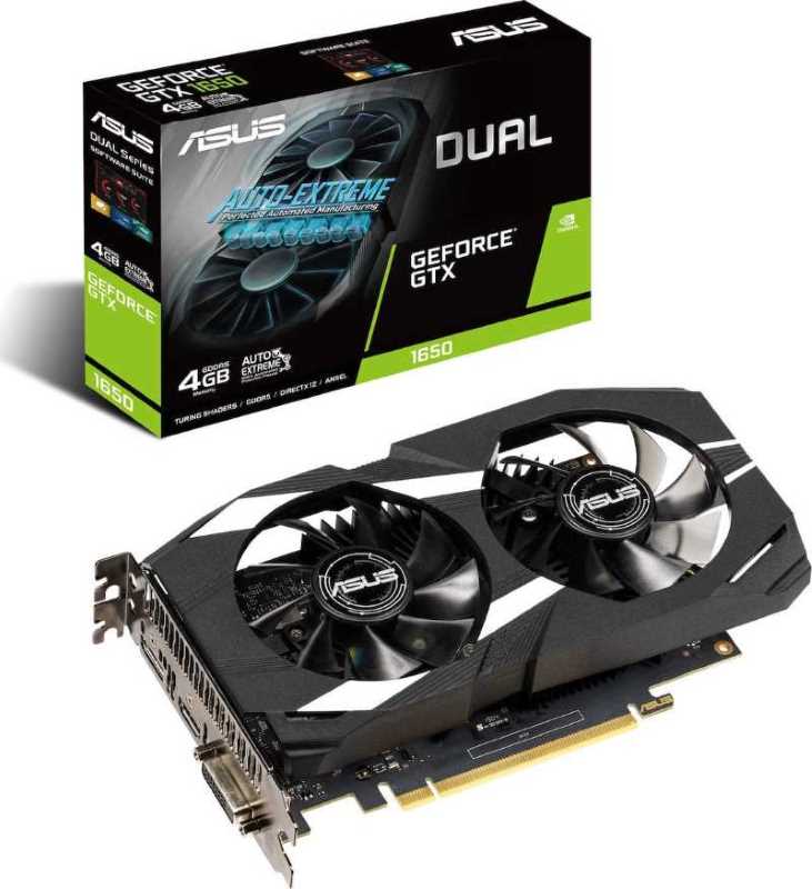 Placa De Video Nvidia ASUS DUAL GFORCE GTX 1650 OC 4GB GDDR6
