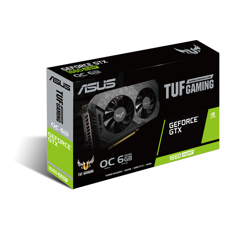 Placa De Video Nvidia ASUS TUF GAMING 1660 SUPER 1660 SUPER 6GB OC