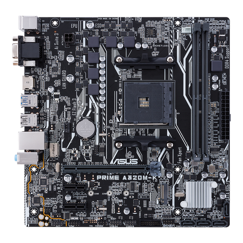 Motherboard Amd ASUS A320M-K 5X AM4 A320M-K 5X