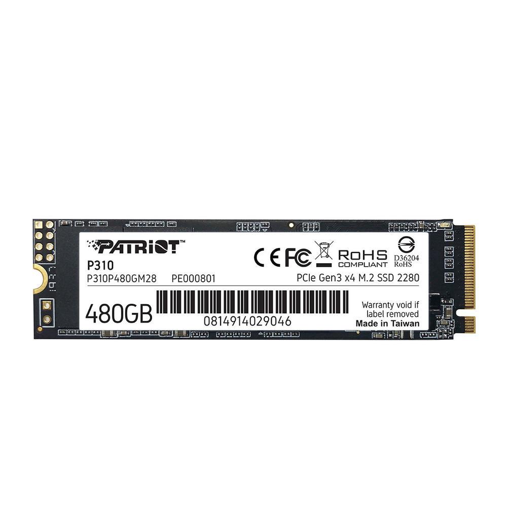 Almacenamiento Solido M.2 Nvme PATRIOT  480GB M.2 P310 480GB