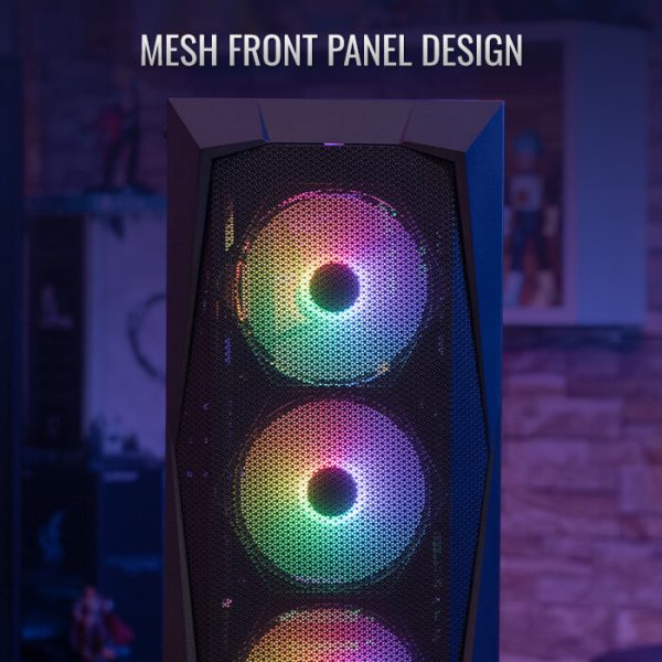 Gabinete Gamer AEROCOOL FALCON G-BK-V2