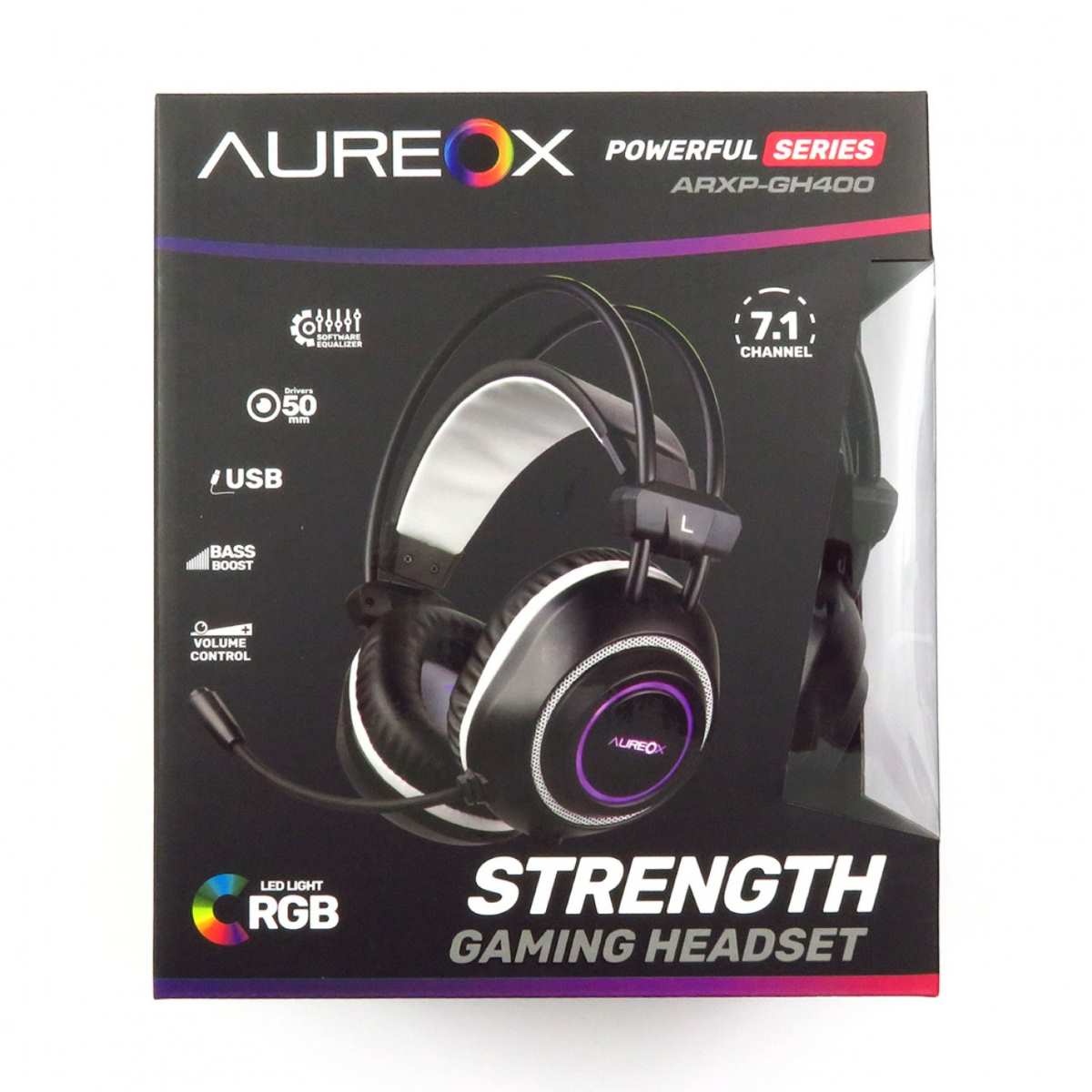 Auricular Gamer/PS4/XBOX Aureox 7.1 Strength Usb/Bbost/7.1