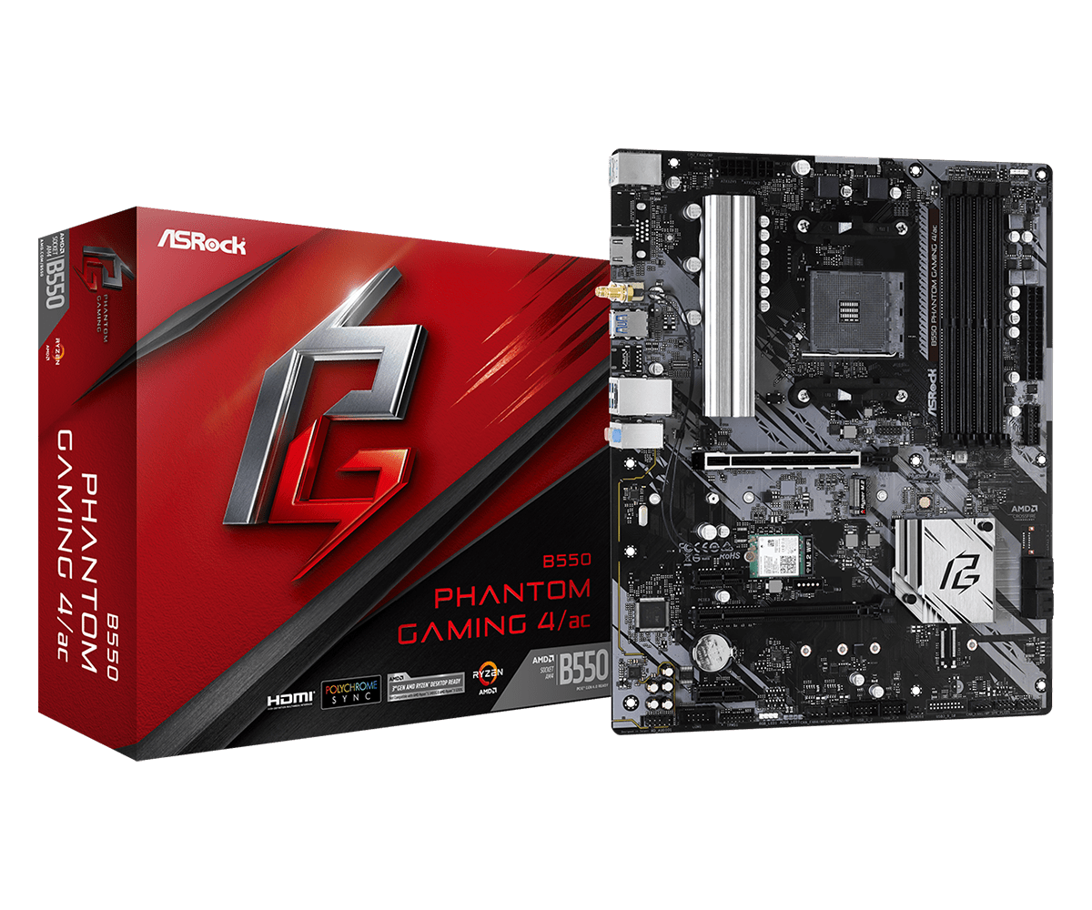 Motherboard Amd ASROCK B550 Wifi B550 PHANTOM GAMING 4/AC