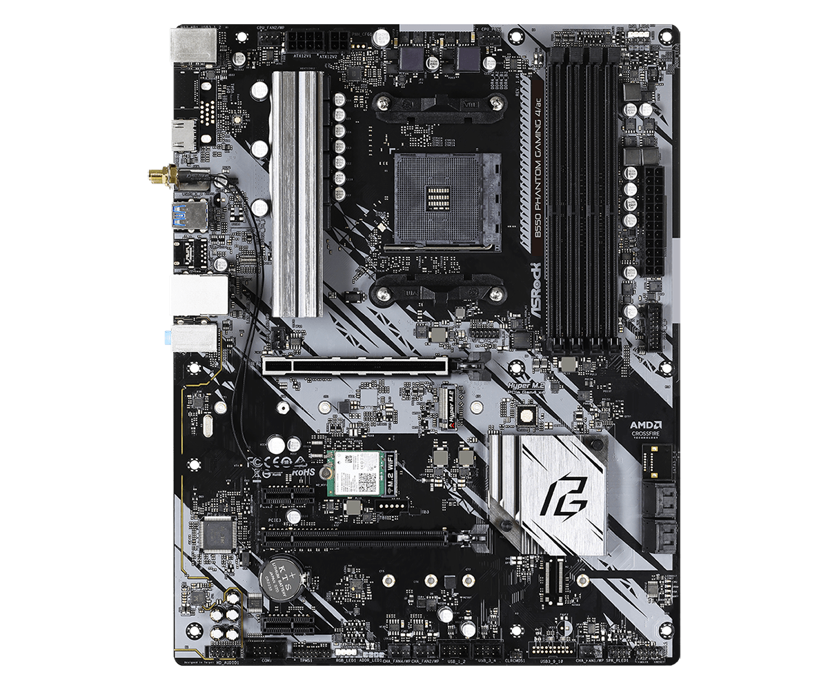 Motherboard Amd ASROCK B550 Wifi B550 PHANTOM GAMING 4/AC