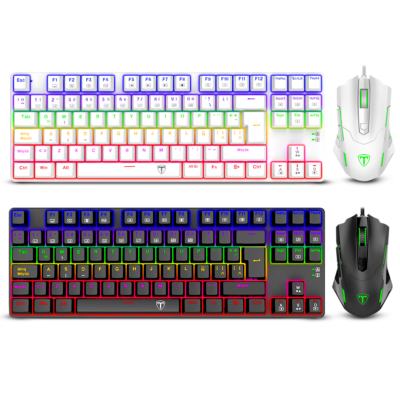 Perifericos Kit Gamer T-DAGGER NEGRO ADVANCE FORCE BL 2 EN 1