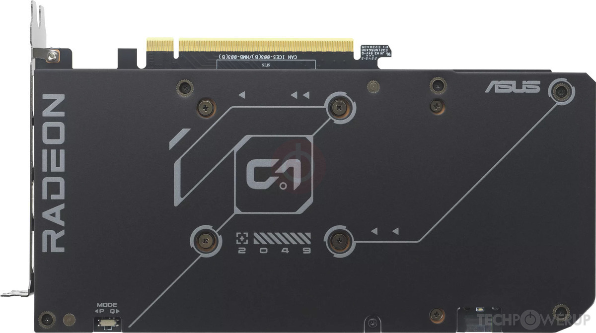 Placa De Video Radeon ASUS  DUAL OC  RX7600 XT 16GB RX7600 XT OC 16GB RADEON