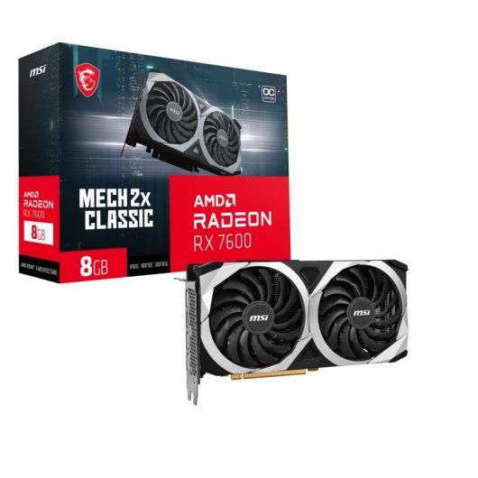 Placa De Video Radeon MSI MECH2X CLASIC 8GB RX 7600 8GB RADEON