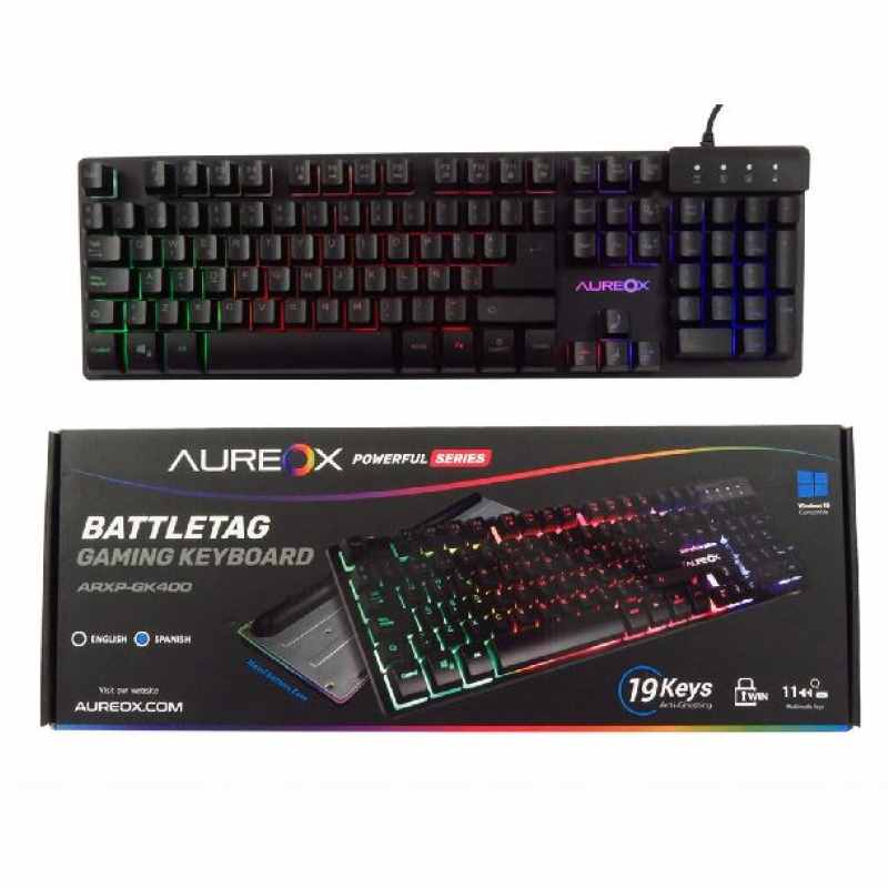 Perifericos Teclado Gamer BATTLETAG AUREOX ARXP-GK400