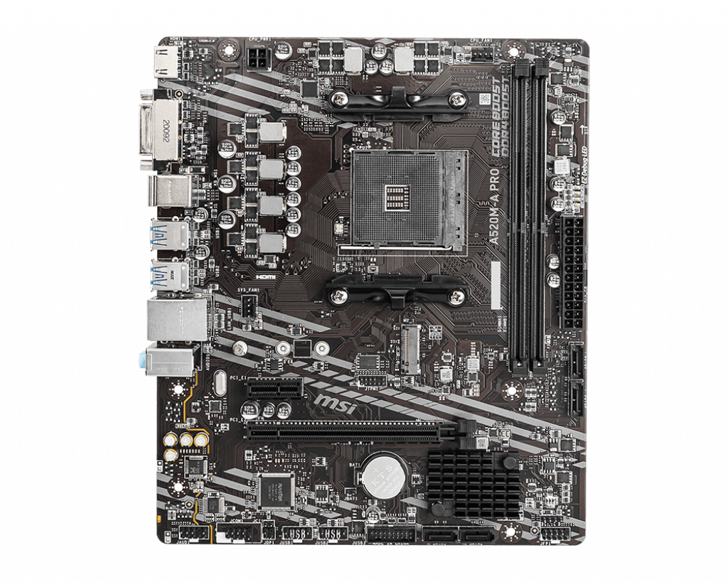 Motherboard Amd MSI A520M-A-PRO AM4 PCI-E3.0 5000R Bulk