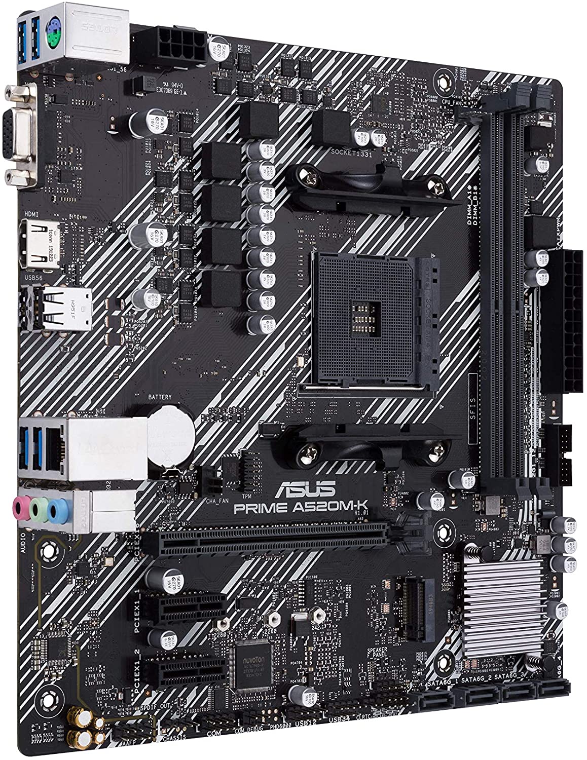 Motherboard Amd ASUS PRIME A520M-K AM4 5000 PCI-E3.0