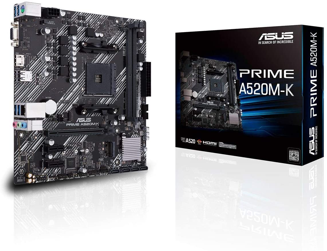Motherboard Amd ASUS PRIME A520M-K AM4 5000 PCI-E3.0