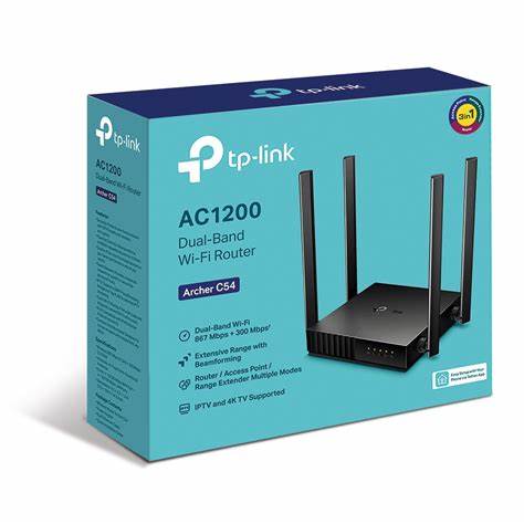 Wifi Router Wifi 6 TP-LINK ARCHER C50 DOBLE BANDA 4 ANTS EXTENSOR DE RANGO AC1200 867MBPS