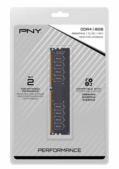 Memoria Ram DDR4 8GB PNY PERFOMANCE 8gb DDR4 8gb 3200MHZ SIN RGB