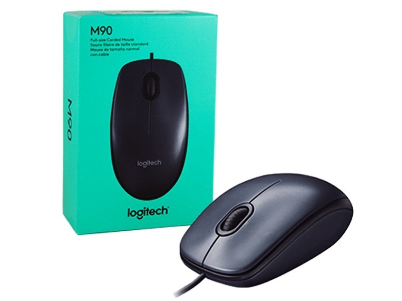 Perifericos Mouse Usb Logitech Dark Midnight Gray M90