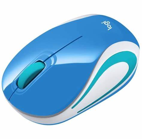 Perifericos Mouse Inalambrico LOGITECH MINI BLUE M187 AZUL