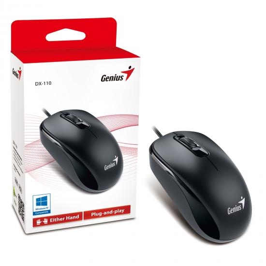 Perifericos Mouse Usb GENIUS DX110 USB NEGRO