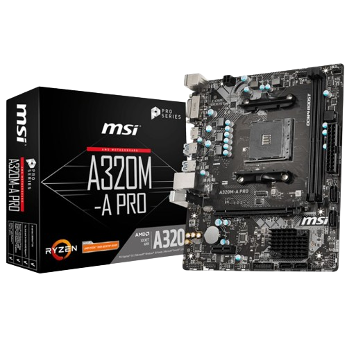 Motherboard Amd MSI A320M- A PRO AM4  5000  PCIE 3.0