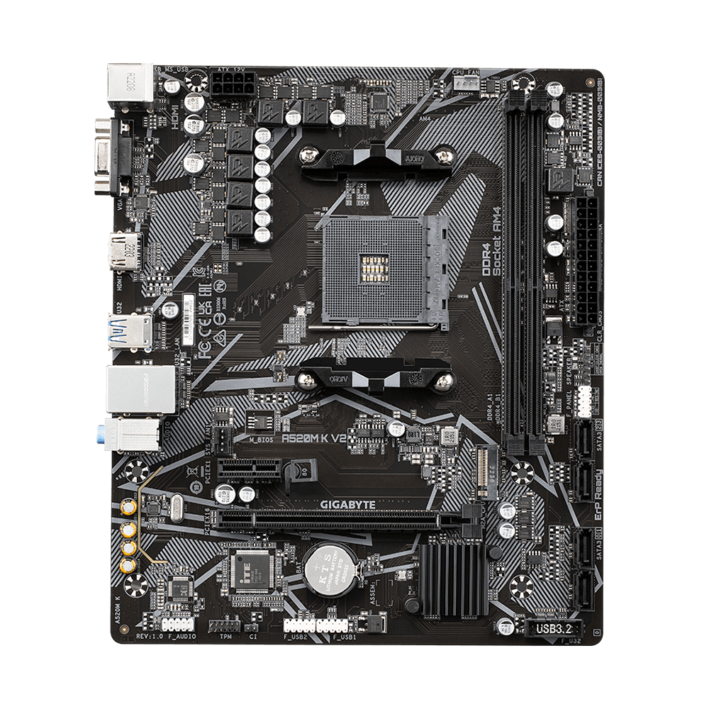 Motherboard Amd GIGABYTE A520M K V2 AM4 A520M K V2 AM4