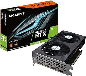 Placa De Video Nvidia RTX GIGABYTE 3050 6G RTX 3050 6GB EAGLE  OC