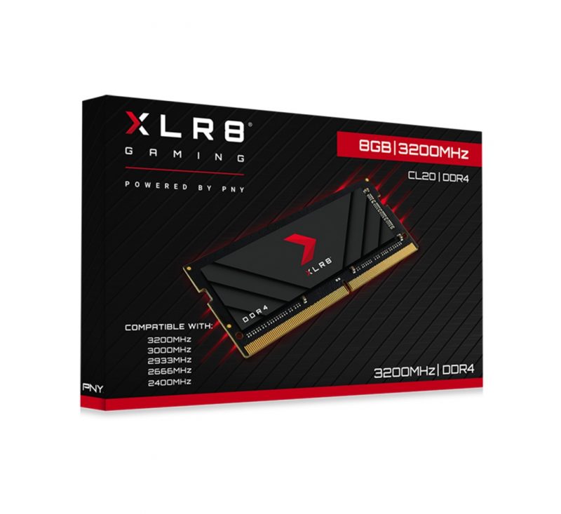 Memoria Ram DDR4 SODIMM 8GB PNY XLR8 DDR4 8GB 3200MHZ NOTEBOOK XLR8/DDR4/8GB/3200MHZ/NB