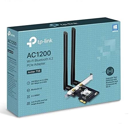 Placa De Red/Sonido/Bluetooth WiFi PCI/PCIX TP-LINK  WIFI Y BLUEETOH FAST DUAL BAND Archer T5E AC1200