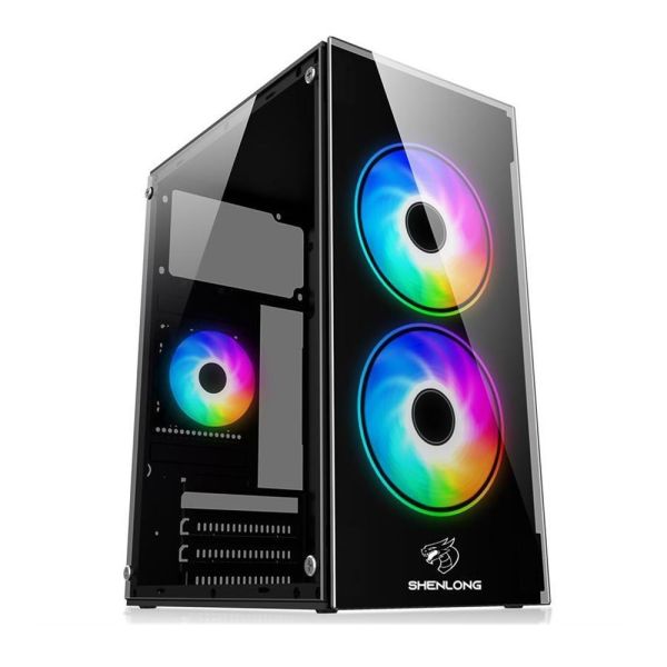 Gabinete Gamer SHENLONG GT-503 MINITOWER GT503/SF/MINITOWER/2COOL