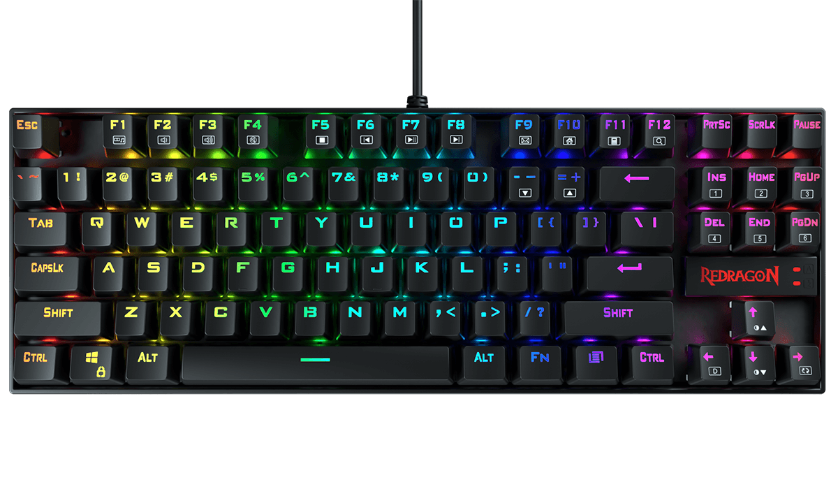 Perifericos Teclado Gamer KUMARA BLACK SWICHT BLUE ESPAÑOL K552RGB1 RGB MECANICO 65%