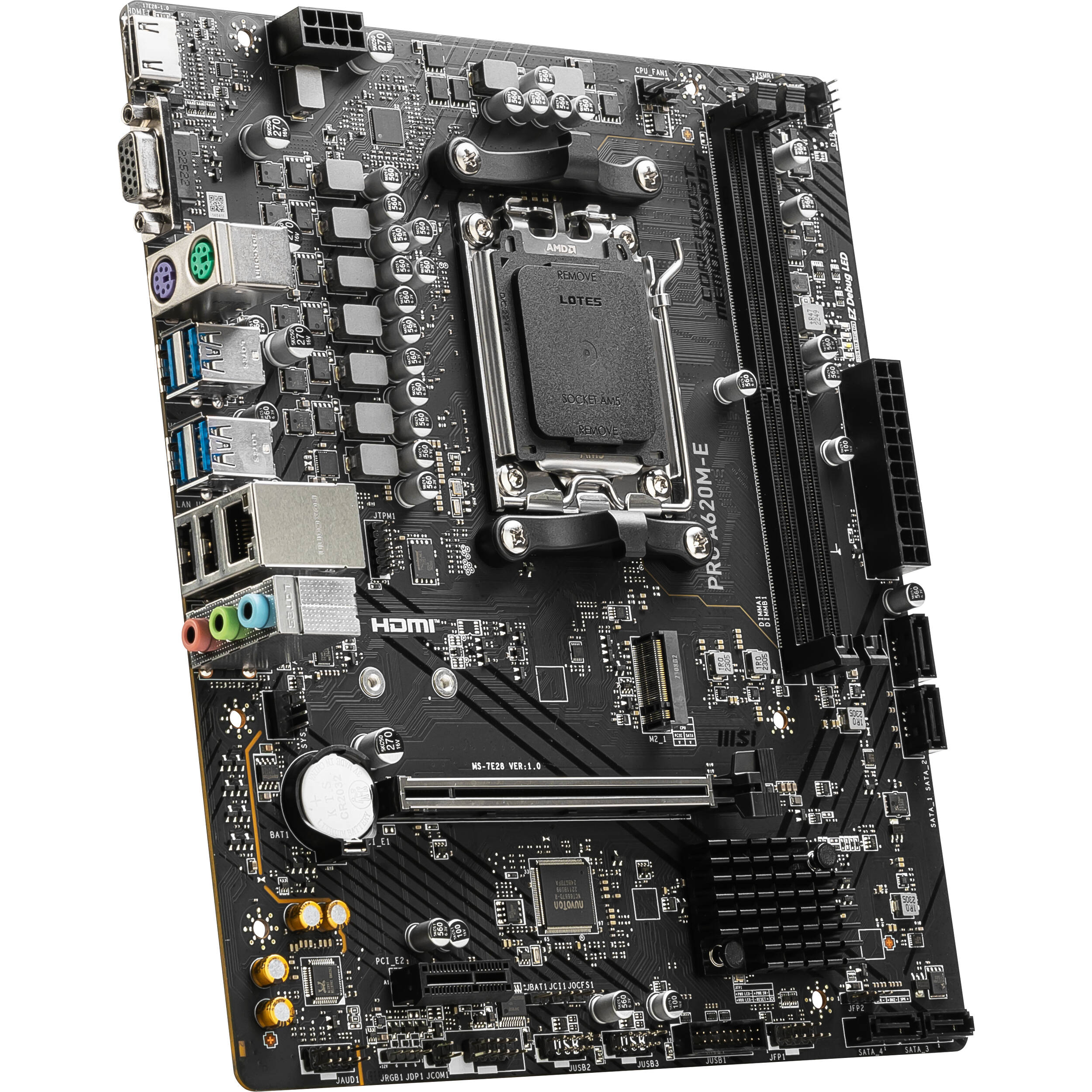 Motherboard Amd MSI PRO A620M-E AM5  DDR5