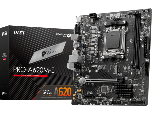 Motherboard Amd MSI PRO A620M-E AM5  DDR5