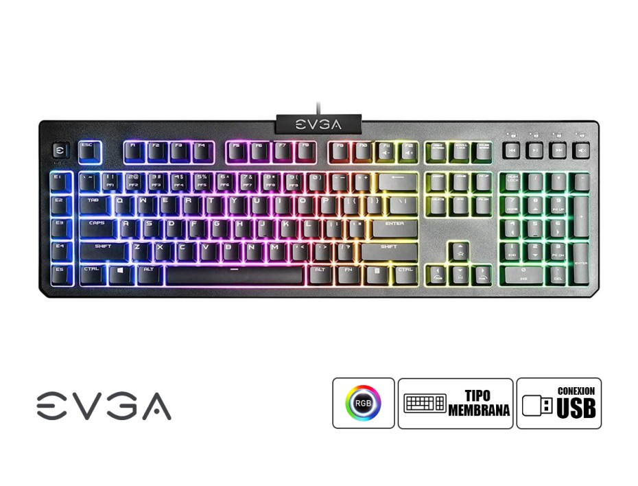 Perifericos Teclado Gamer EVGA Z12 Z12 RGB