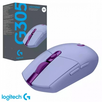 Perifericos Mouse Inalambrico LOGITECH  LIGHTSPEED  LILA G305 12000 DPI