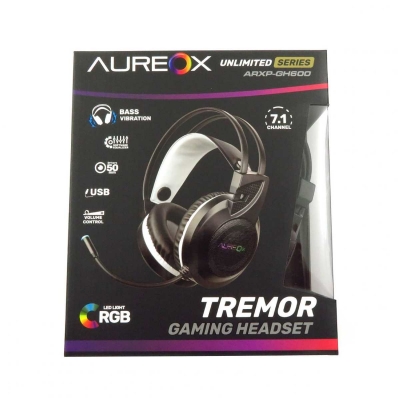 Auricular Gamer/PS4/XBOX Aureox Tremor Gami Headset 7.1 Bass Vibration Usb