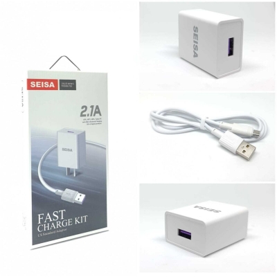 Cargador Universal FAST CHARGE KIT SEISA USB2.1A/5V/170mah