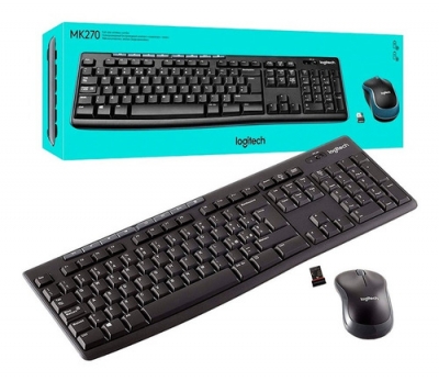 Perifericos Teclado + Mouse Inalambrico LOGITECH  TEC+MOUSE MK270 COMBO INA