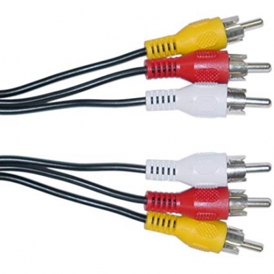 Cable Audio 3 Rca A 3 Rca 1.8mts AC-300  1.8MTS