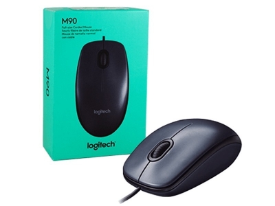 Perifericos Mouse Usb Logitech Dark Midnight Gray M90