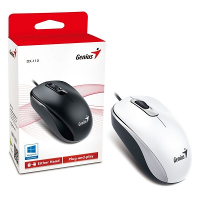 Perifericos Mouse Usb GENIUS DX110-120 BLANCO DX110-120/USB/BLANCO