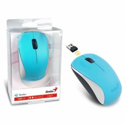 Perifericos Mouse Inalambrico GENIUS  BLUE WIRELESS NX7000 1200DPI BLUE AZUL