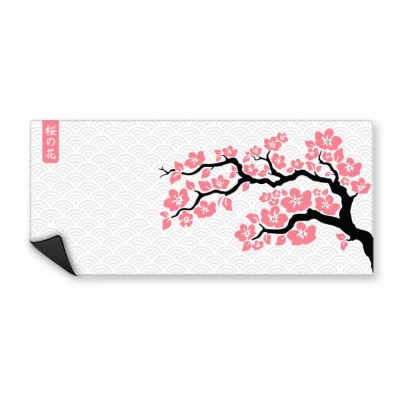 MOUSEPAD SAKURA TREE ROSA 90X40 MPTGS