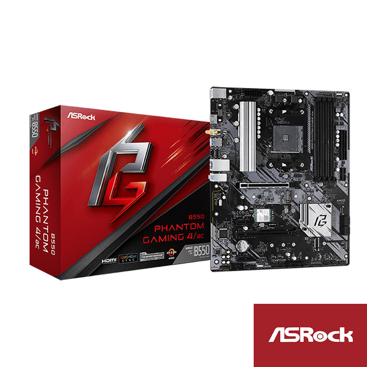 MOTHER ASROCK B550 PHANTOM GAMING 4/AC