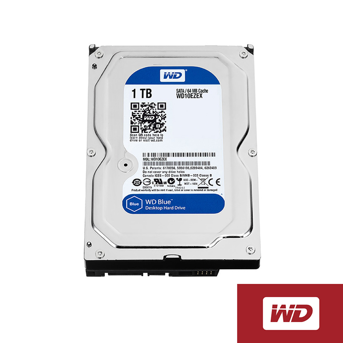 DISCO WD BLUE HDD 1TB 7200RPM 64M 3.5